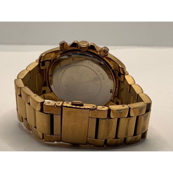 Michael Kors MK5263 Women's Gold Stainless Steel Analog Dial Quartz Watch JD236 - Picture 9 of 11